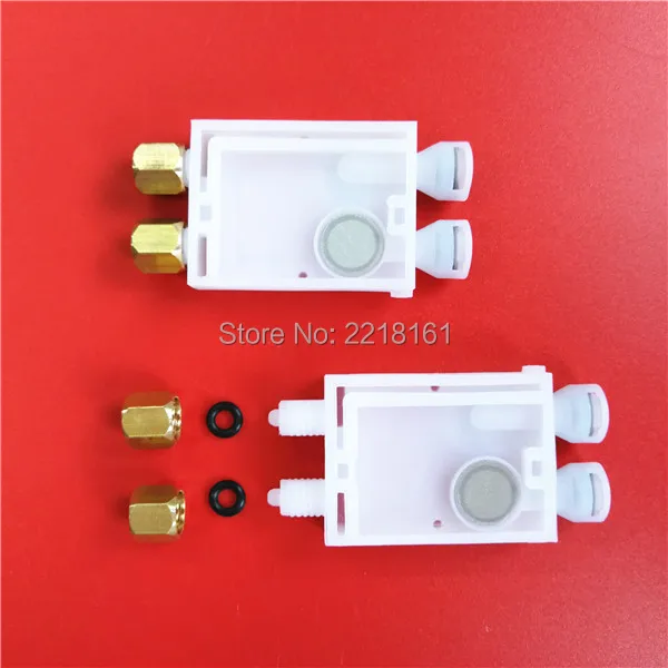 

16pcs eco solvent printer Titan-jet Xenons DX7 head ink damper 3X2MM with screw nut O ring connector DX7 ink dumper