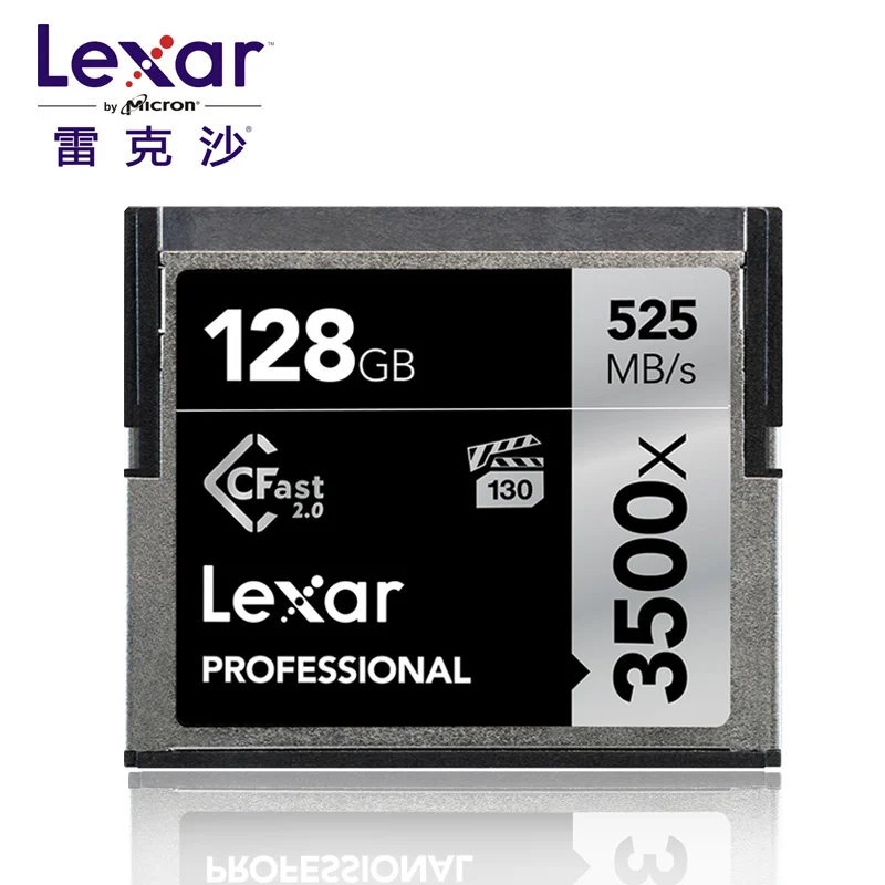 Lexar Подлинная Lexar, Cfast 2,0 карта, 128G 3500X, 525 м/с профессиональная камера, карта памяти камеры