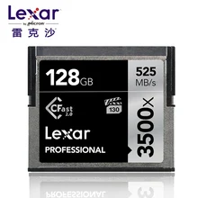 Lexar Подлинная Lexar, Cfast 2,0 карта, 128G 3500X, 525 м/с профессиональная камера, карта памяти камеры