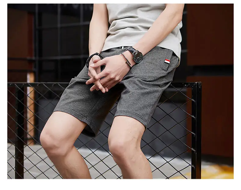 Summer Shorts Men Cotton 2019 Solid Men's Shorts 6XL Summer Mens Beach Shorts Cotton Casual Male Shorts Homme New Brand Clothing 12