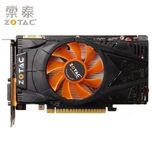 Оригинальная ZOTAC видеокарта GeForce GTX 550Ti-1GD5 Thunder PB для NVIDIA GTX500 GTX550 1GD5 1G видеокарты 192bit GDDR5 б/у