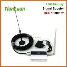 TianLuan 2G DCS 1800MHz Mobile Phone Signal Booster 4G 1800 MHz Signal Repeater Cell Phone Amplifier with Whip / Sucker Antenna