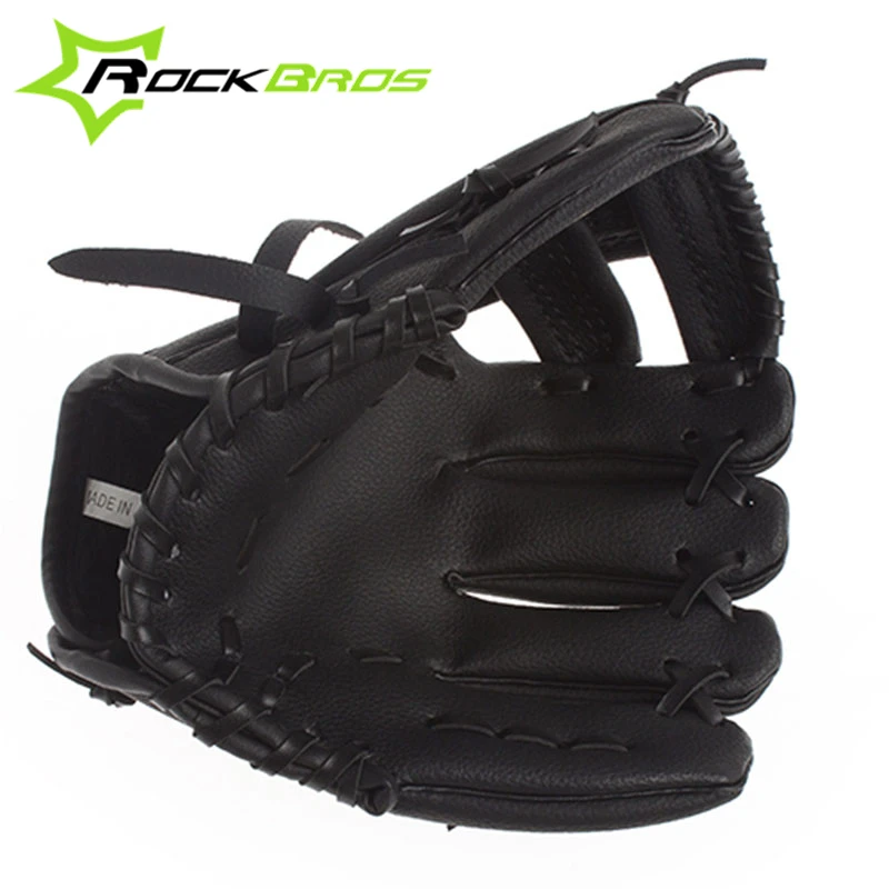 Rockbros синтетическая кожа 9.5 " / 10.5 " / 11.5 " дюймов молодежные открытый командные виды спорта Pro игрока бейсбол софтбол перчатки митт rht, 1 шт