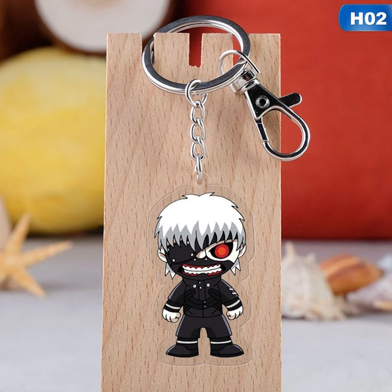 1 предмет одежда с надписью Tokyo Ghoul RE брелок QS Сасаки хайсе двусторонняя акриловая
