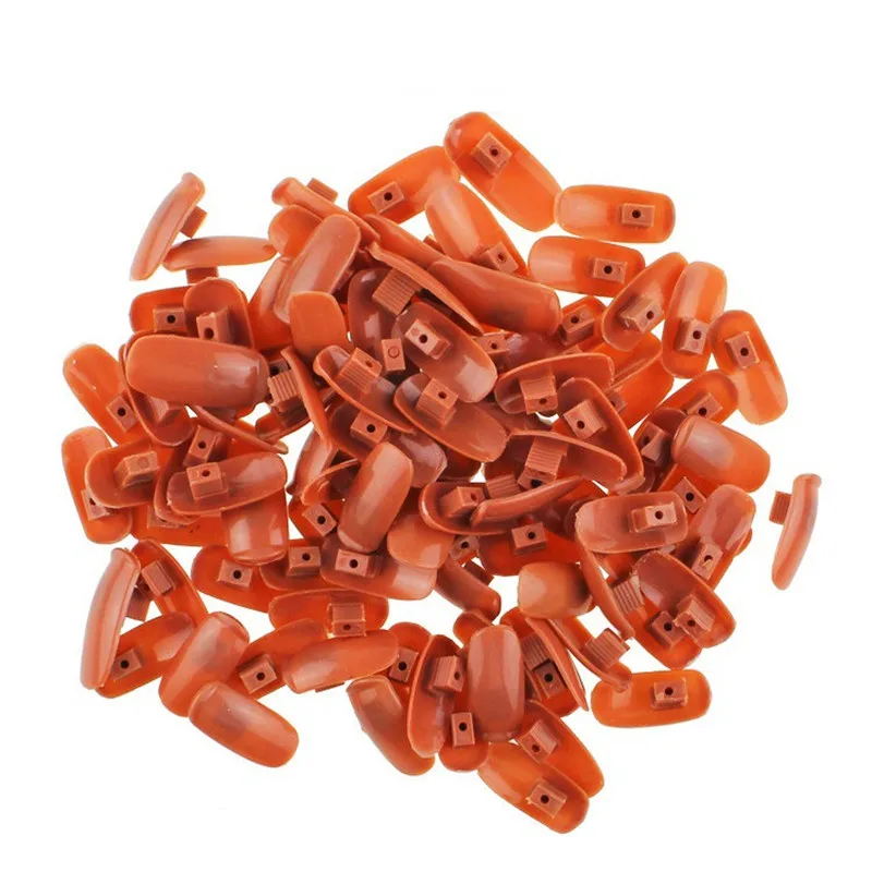 

100pcs Nail Tips Professional Nail Art Hands Tool Adjustable Hand Nail Training DIY Manicure Tool For training