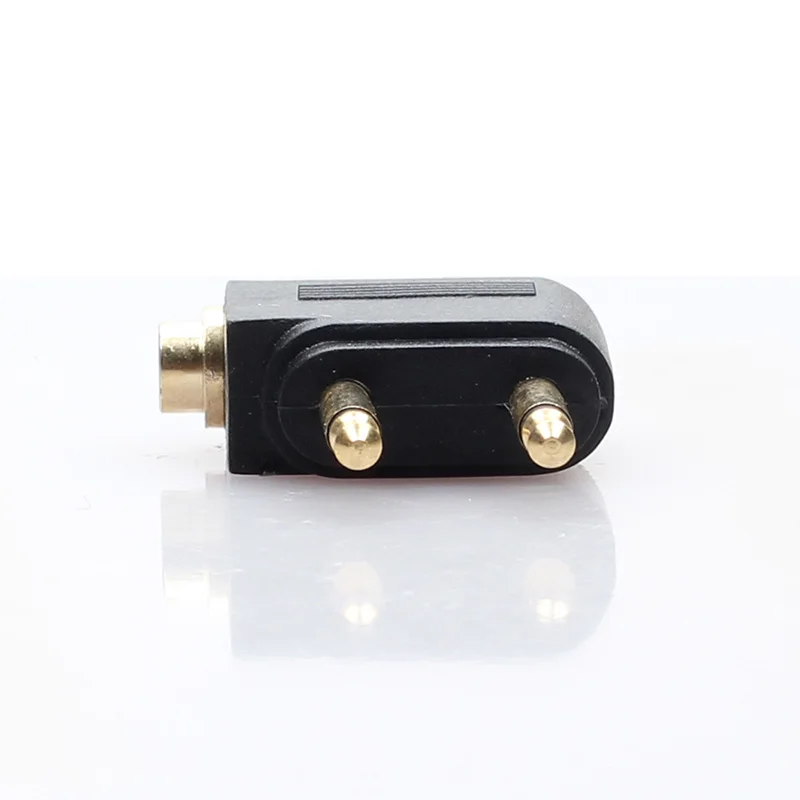 10pcs Aircraft Headphone Conversion Plug Aircraft Special Audio Adapter Gold Plated Revolution Jack 3 5MM Female Seat