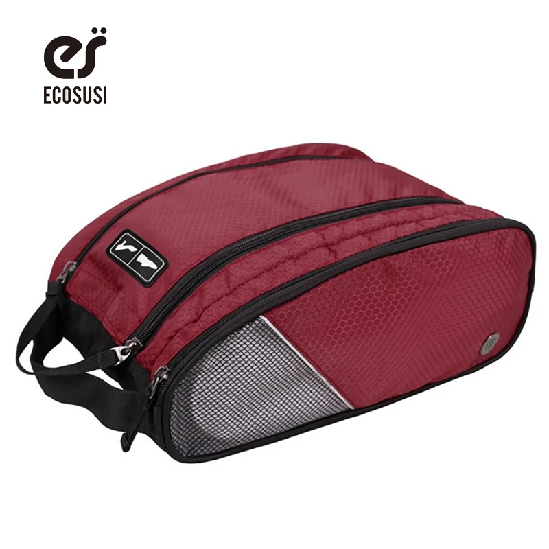 

ecosusi Portable Double Compartments Shoe Bag Travel Business Trip Organizer Bags For Socks Heels Women/men Heels Shoes Bags
