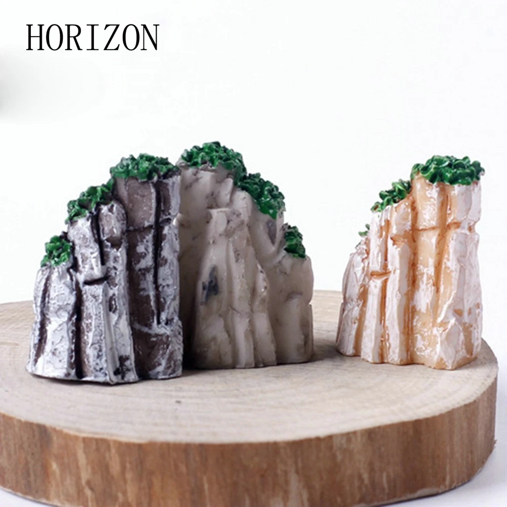 Fashion 5 PCS Mini Mountain Bonsai Ornaments Plant Gardening Garden