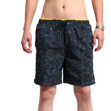 Новая Мужская короткая пляжная одежда с принтом Красный Черный Темно-синий цвета Быстросохнущий растянутый пояс мужские s-бордовые шорты