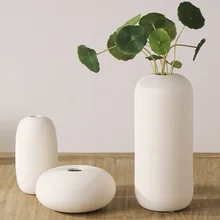 Современный простой Керамика ваза для цветов 3 предмета Комплект Home Porcelain жардиньерка ремесленных орнамент декор мебели Интимные аксессуары