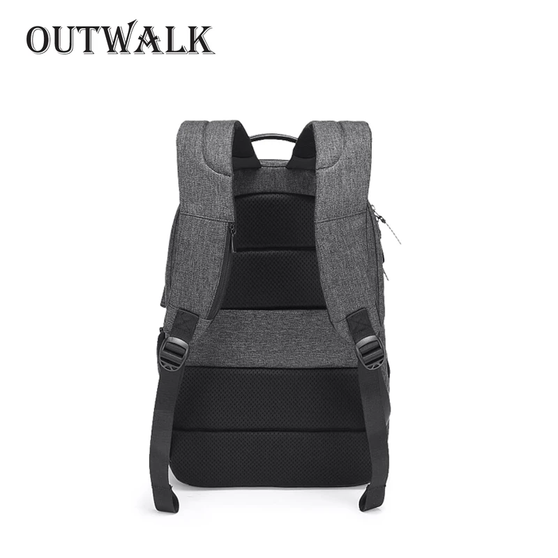 Мужской многофункциональный рюкзак OUTWALK для ноутбука 15 дюймов с usb зарядкой