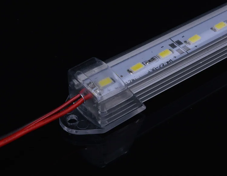 Лидер продаж 50 см * 5 шт. супер яркий Жесткий Жесткая свет DC12V36 led SMD 5630 Алюминий светодиодные полосы света + алюминий + крышка