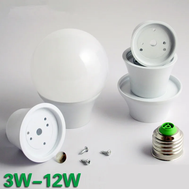 

10x LED Bulb Kit E27 12w 9w 7w 5w LED Lamp A70 A60 Bulbs E14 Spotlight Lampada Ampoule Bubble Ball Bulb Shell Accessories DIY