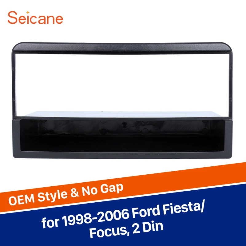 

Seicane 182*53mm refitting 1Din Car Radio Fascia Cover Panel Frame kit for 1998 1999 2000 2001 2002 2003-2006 Ford Fiesta Focus