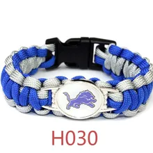 Открытый Кемпинг походный аварийный выживания плетеные браслеты спасательный зонтик веревка открытый браслеты парашютный шнур Паракорд