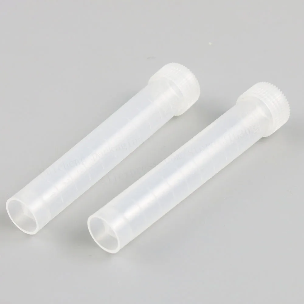 100X Experiment Supplies 10ml Freezing PP Tube 1/3oz Screw Neck PP Tube