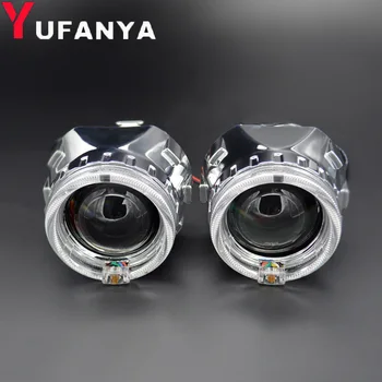 

2.5 inch mini bi xenon projector lens fit for H1 H4 H7 car headlight Headlamp car assembly kit motorcycle free shipping