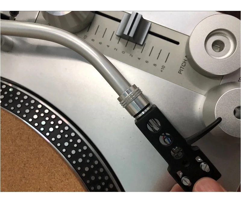 Phonograph Cartridge Adjustment Zinc Alloy Turntable Record Vinyl Cartridge Stylus Replace Headshell