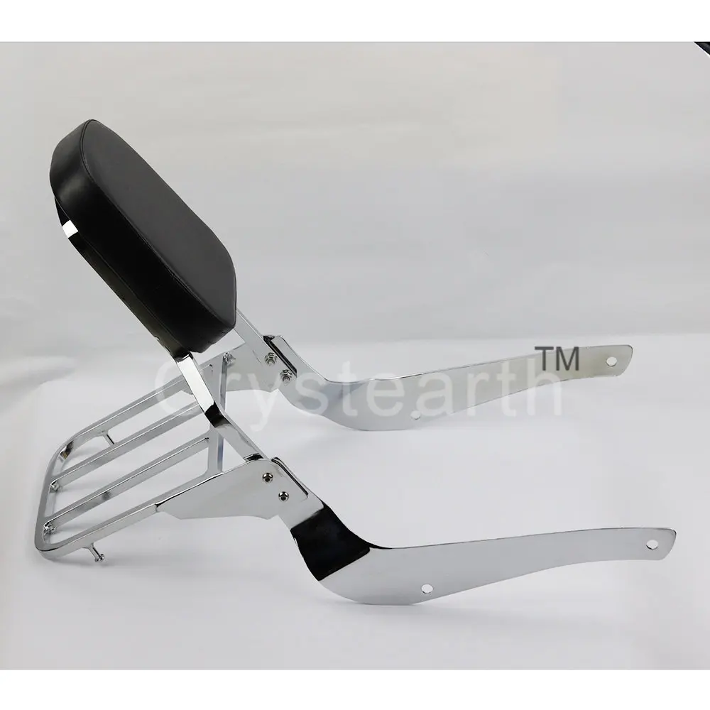 Motorcycle Chrome Backrest Sissy Bar Luggage Rack For Suzuki Volusia VL800 Boulevard C50 M50 VL 800 01-11 /C50 05-11 /M50 05-08 |