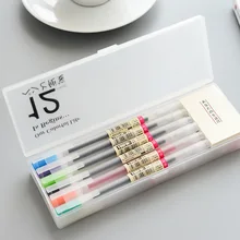 Lot de 12 stylos gel colorés style japonais avec bloc-notes pour papeterie, fournitures de bureau, ensemble pour école et écriture, 0,5 mm, avec encre de fabricant, 12 pièces,