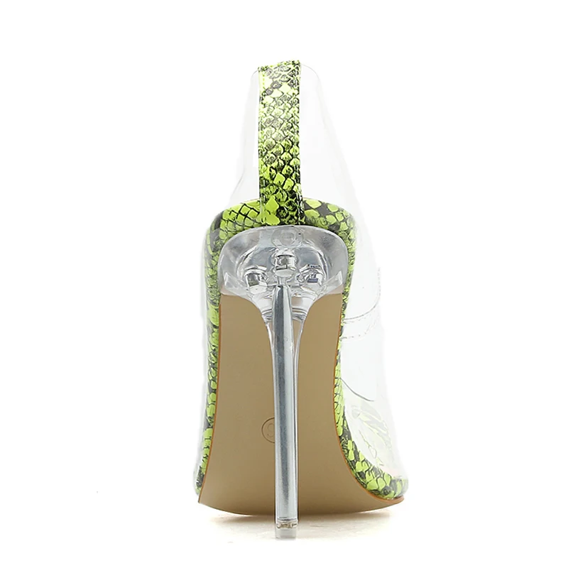 Aneikeh/женские прозрачные туфли-лодочки из пвх; сандалии; Каблук из плексигласа; стилеты на высоком каблуке; туфли с острым носком; женская обувь под вечернее платье