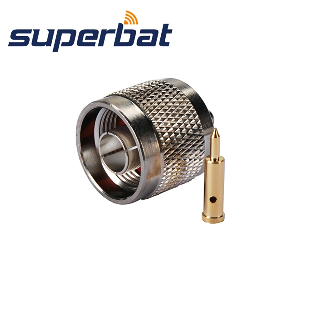 Male Straight RF Coaxial Connector for Semi Rigid Cable RG405