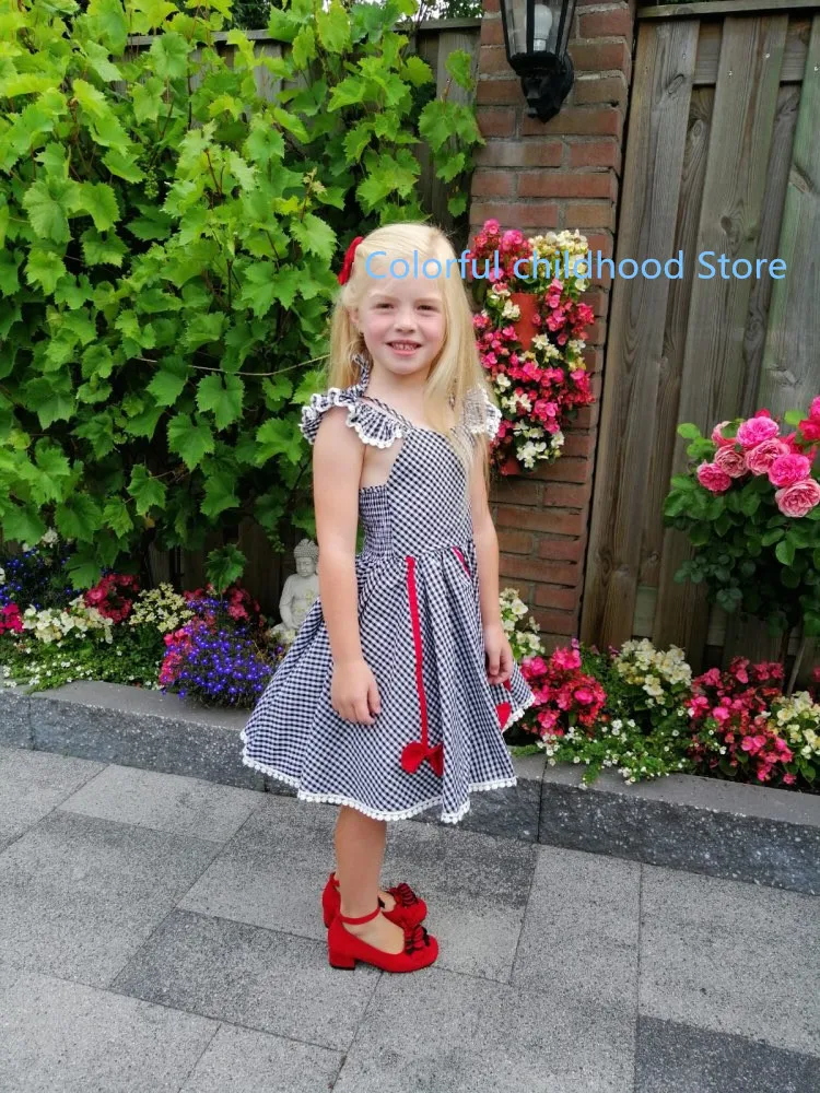 Preto das Crianças Sapatos de Couro para Crianças de Salto Sapatos para Festa de Casamento Rosa Vermelho Meninas Alto Princesa Grande Vestido Sapatos 9 meninas princesa sapatos para festa de casamento