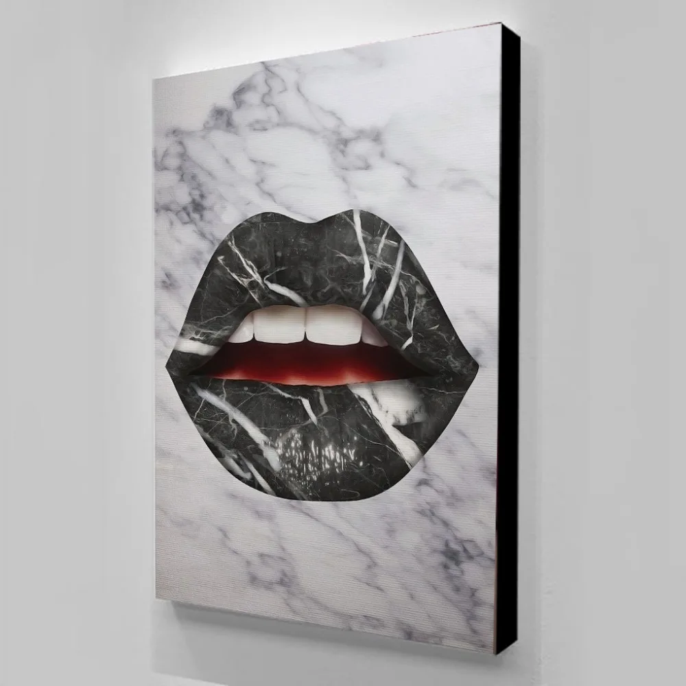 

Drop Shipping Paintings Lips Movie Poster Canvas HD Room Decor Cuadros Modernos Pop Art Tableau Mural Posters And Prints
