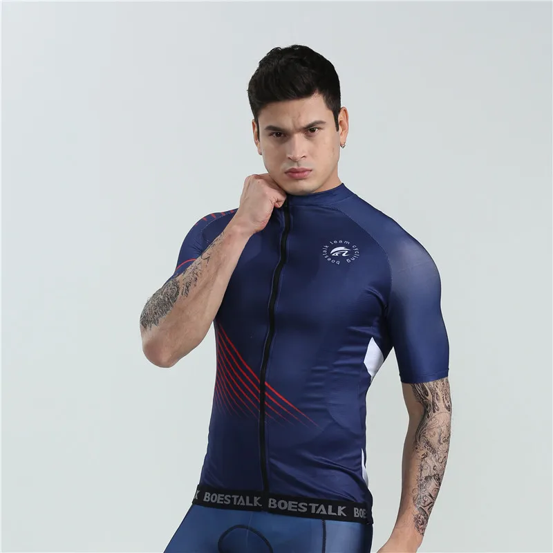 

2019 BOESTALK bicycle jersey maillot ciclismo hombre men short sleeve high quality cycling shirt summer sports cycling clothing