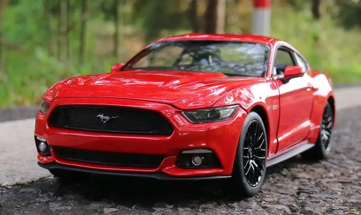 1:24 передовая игрушечная машинка из сплава, Ford mustang GT, литая металлическая модель, 2 двери, Игрушечная машина, драгоценная Коллекционная модель