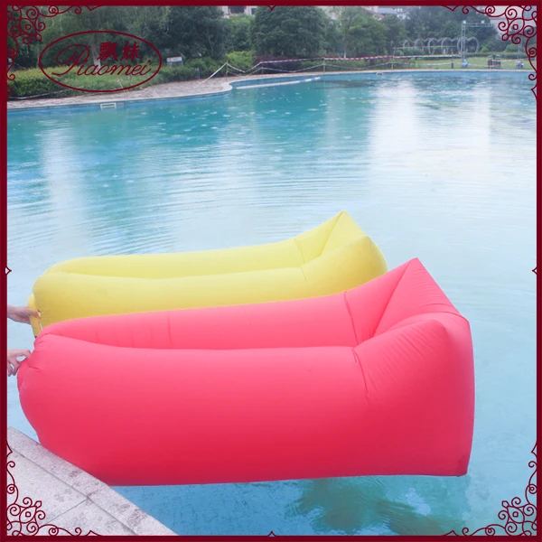 Hangout Fast Inflatable Camping Sofa Bean bag chair lazy Sleeping bed