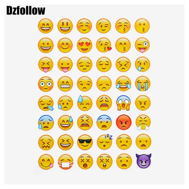 10pcs sheets hot popular sticker 480 pcs emoji smile face kiss emoji sheets