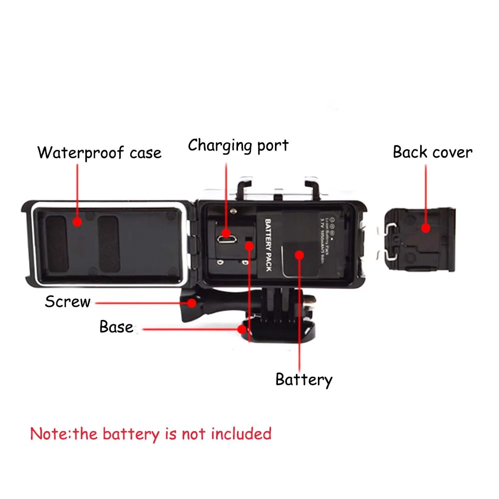 E3662-Waterproof LED Light for SJCAM-10