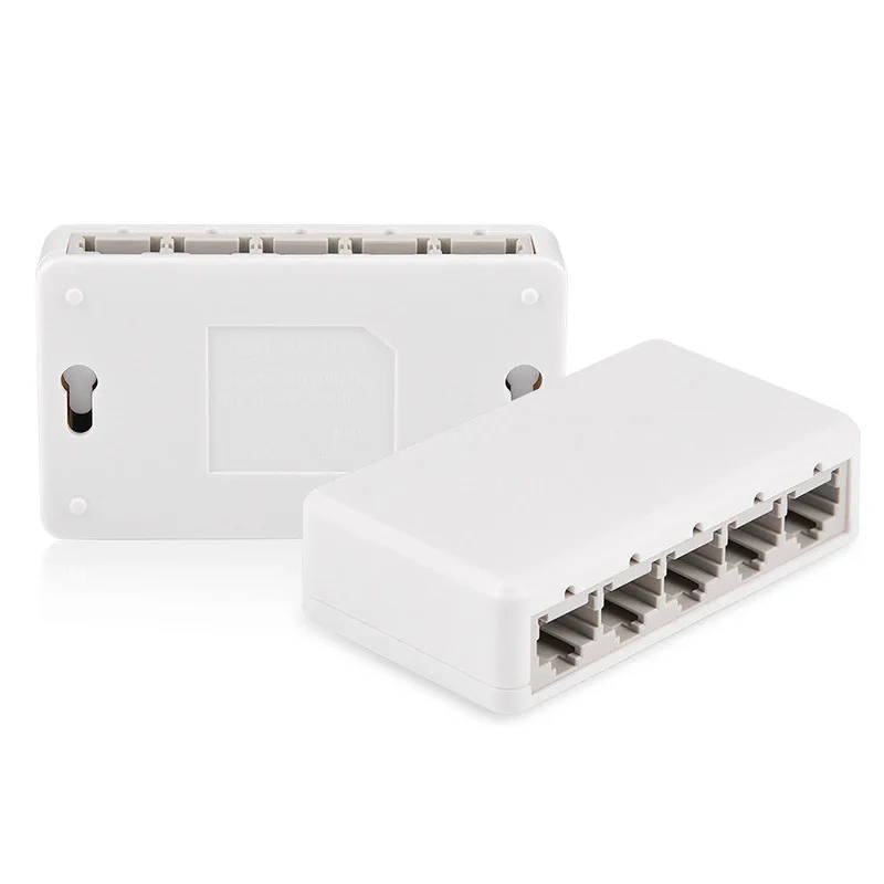 Ethernet Internet Splitter Hub Network Switch Computer 5 Ports 10/100Mbps