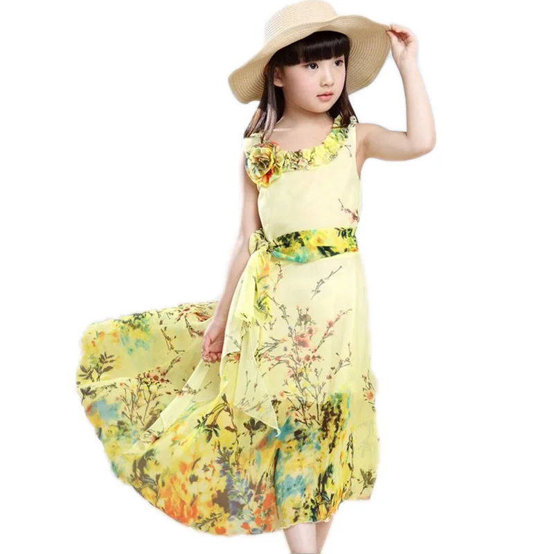 

Mother Daughter Dresses 2018 Matching Mother Daughter Clothes Chiffon Floral Mother And Daughter Dresses Bohemian Beach Dress