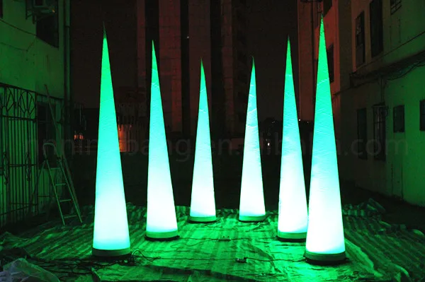 free shipment 3m high color changing led inflatable aska inflatable lighting tower price