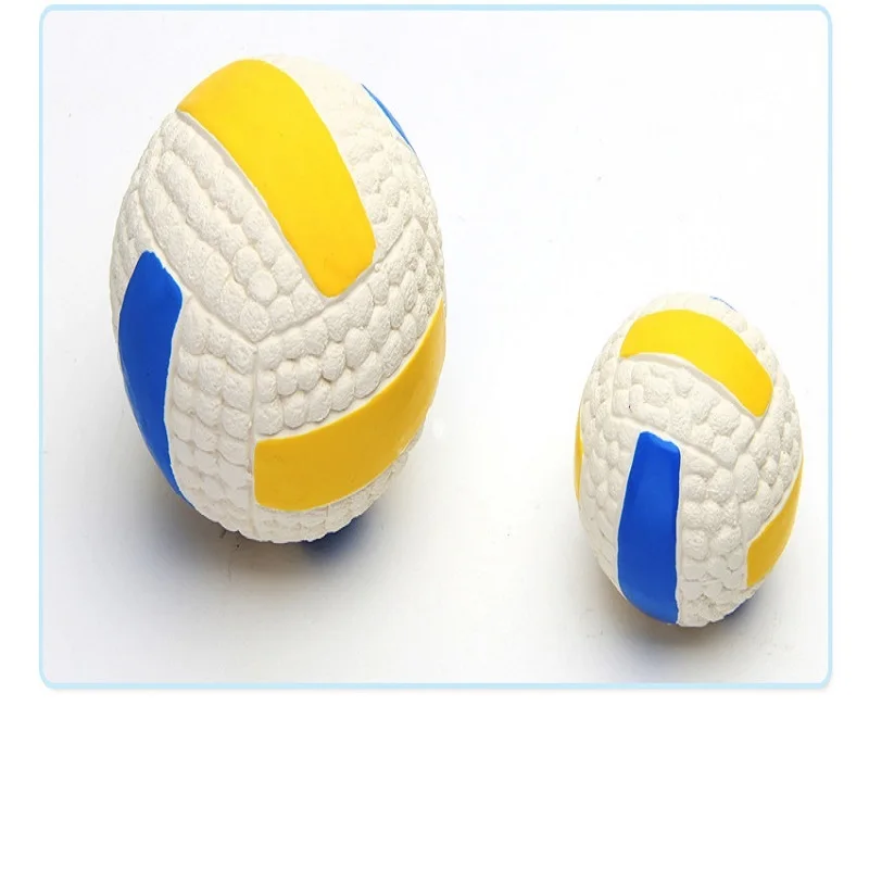 Simulated Rubber Volleyball Squeak Pet Dog Chew Toy Pet Dog Puppy