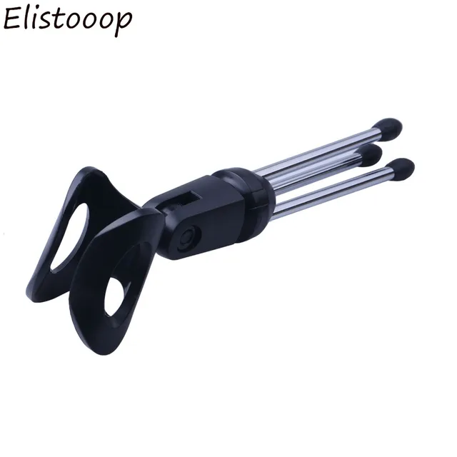 Elistooop Mini Portable Table Tops Microphone Tripod Zinc Alloy Mic Stand Bracket Desktop Adjustable Microphones Tripods Holder