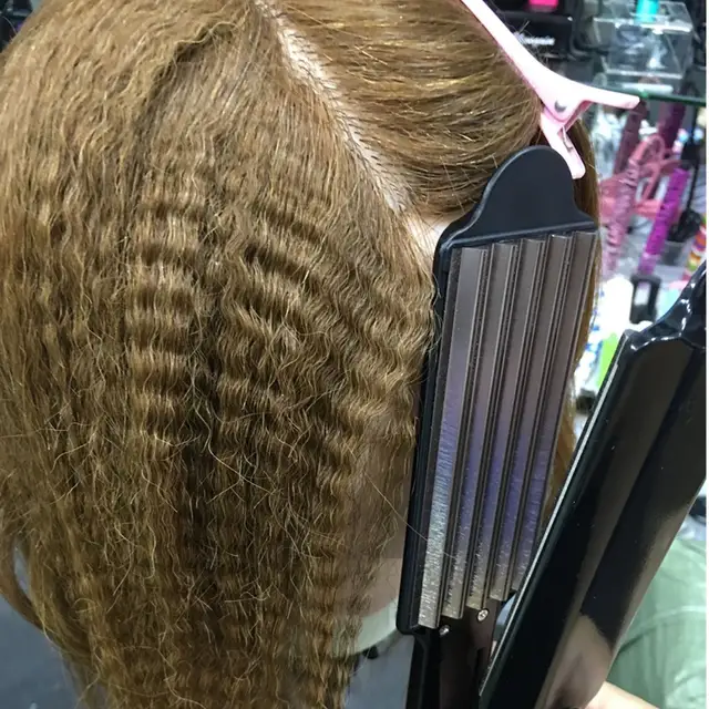 Black Straight Hair Device The Perm Hair Fleeciness Hair