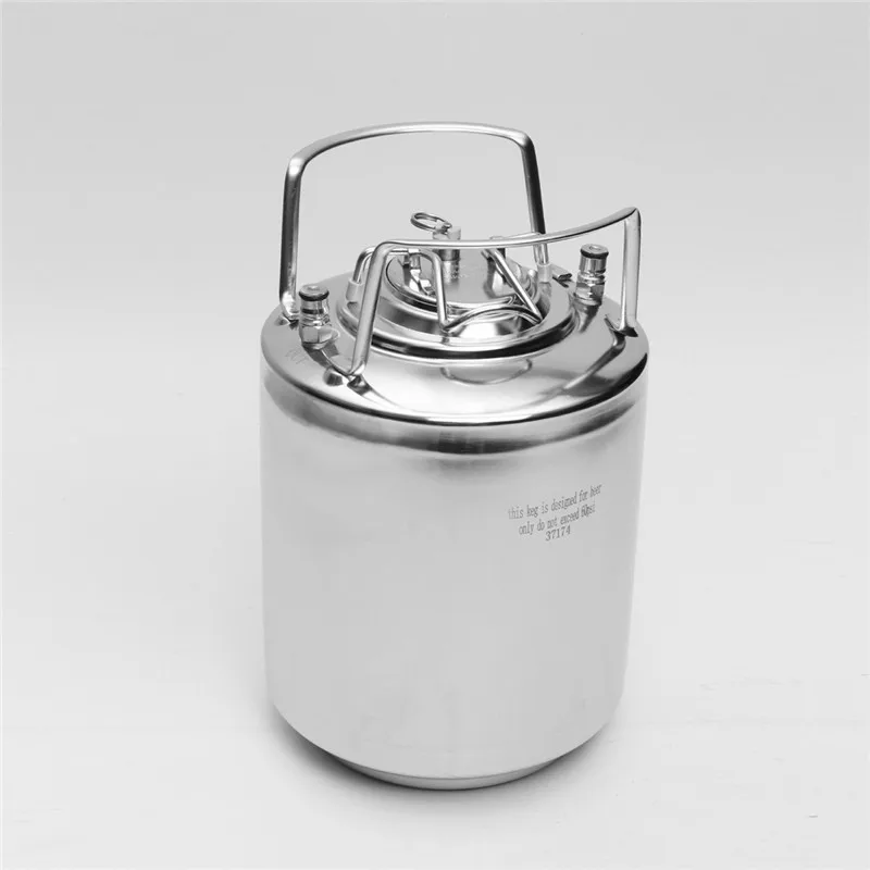 10 л нержавеющая сталь премиум класса Homebrew мини гроулер Keg кувшин для пива герметичная верхняя крышка пивная бутылка домашний пивоваренный инструмент