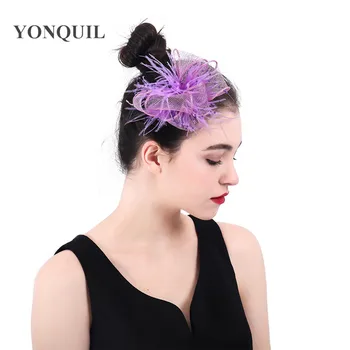 

Chic new fascinator wedding accessories bride elegant fashion headwear cocktail race headdress headband show fascinators hats