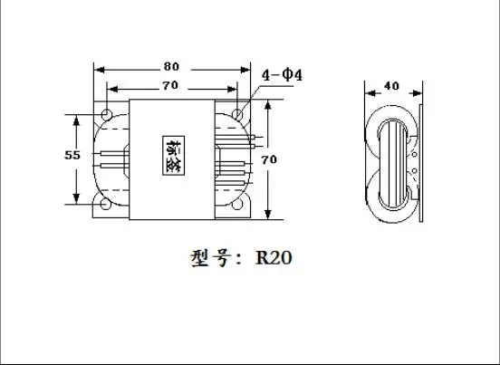 15V-0-15V 1A трансформатор R Core R20 изготовленный на заказ трансформатор 220V 30VA двойной 15V медный щит дорожный светильник специальный трансформатор