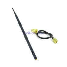 10 шт./лот 4g антенна lte антенна модем 9db 698-960/1710-2700 МГц 4 аппарат не привязан к оператору сотовой связи Вилочная часть+ соединительный кабель RG174 3M гнездо SMA
