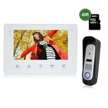 Homefong 7 TFT Wired Video font b Intercom b font Doorbell Rainproof Door Phone Camera Chime