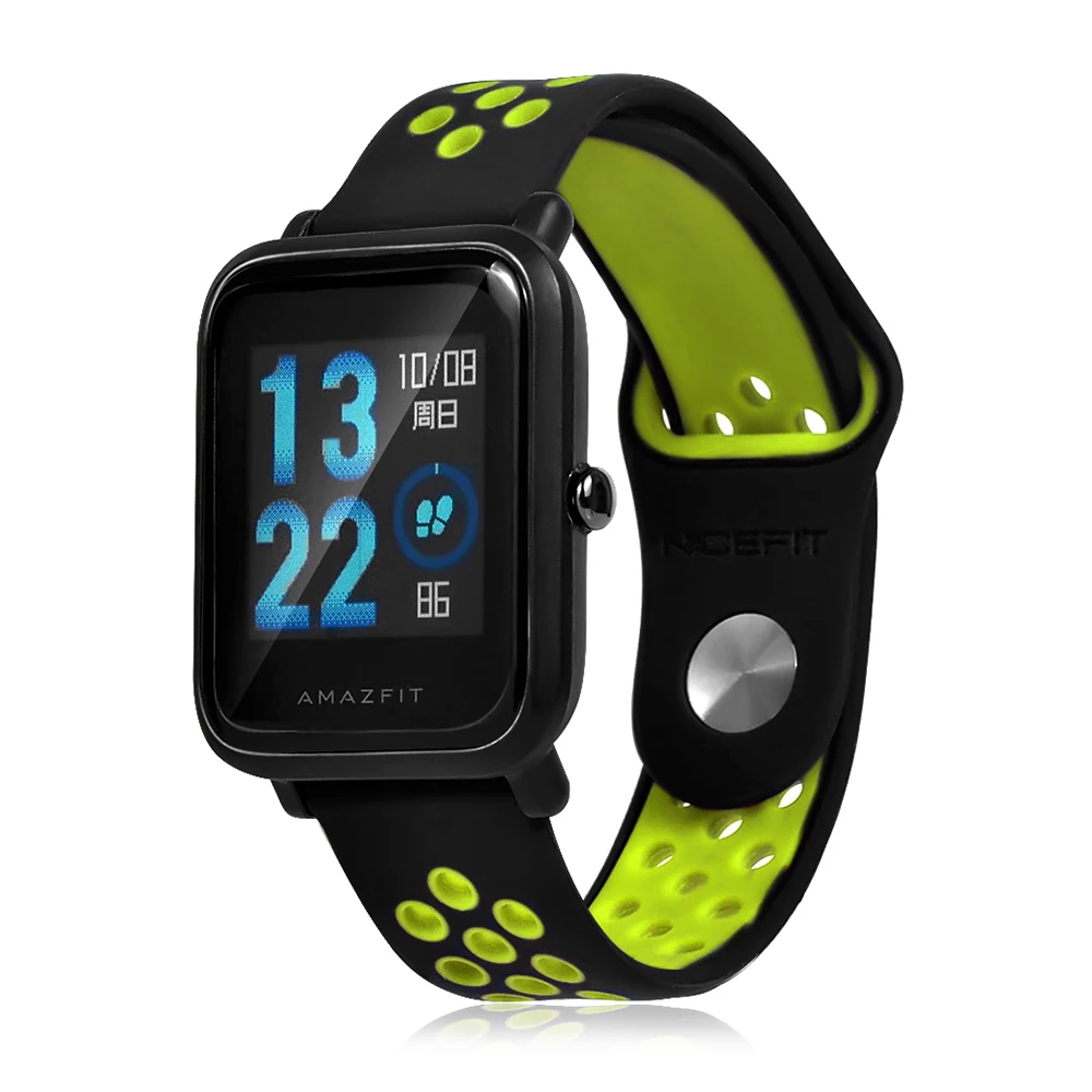 Мм 20 мм Силиконовые наручные часы ремешок для HUAMI Amazfit Youth Ed | Электроника