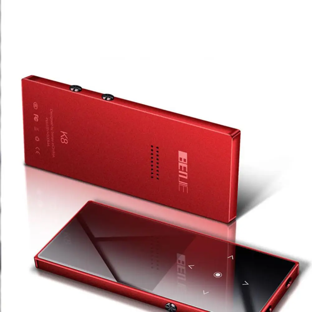 

K8 16G 1.8 Inch Touch Screen MP3 MP4 Player Bluetooth Ultra-thin TF Card Music Playback Clock Picture Browsing FM Radio Voice
