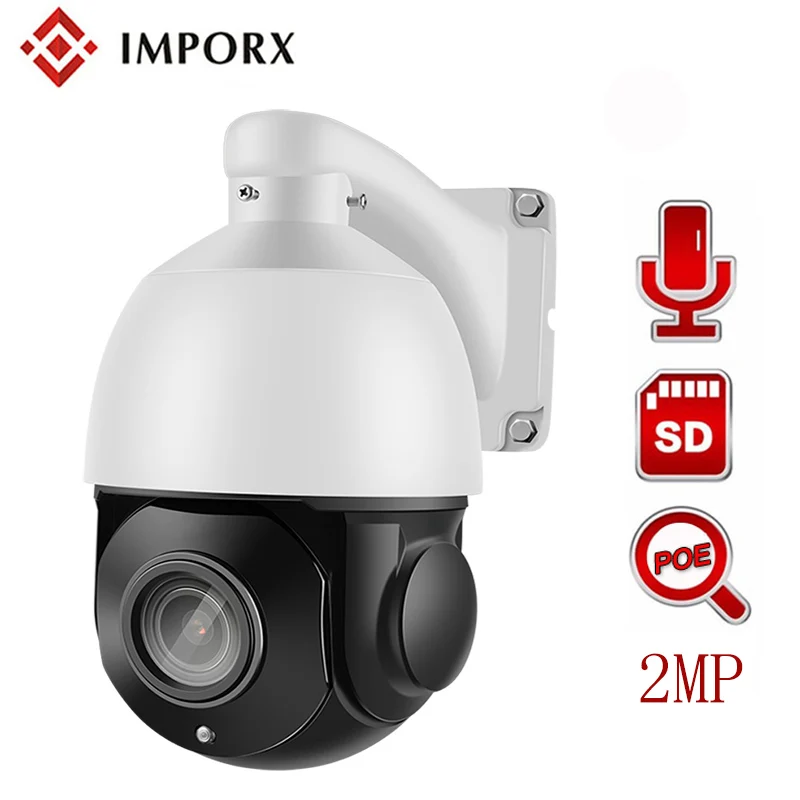 

IMPORX PTZ IP Surveillance Camera 360 P2P CCTV Camera Dome 36X Zoom 2MP Waterproof NightVision Video Camera HD IR 70M Camera IP