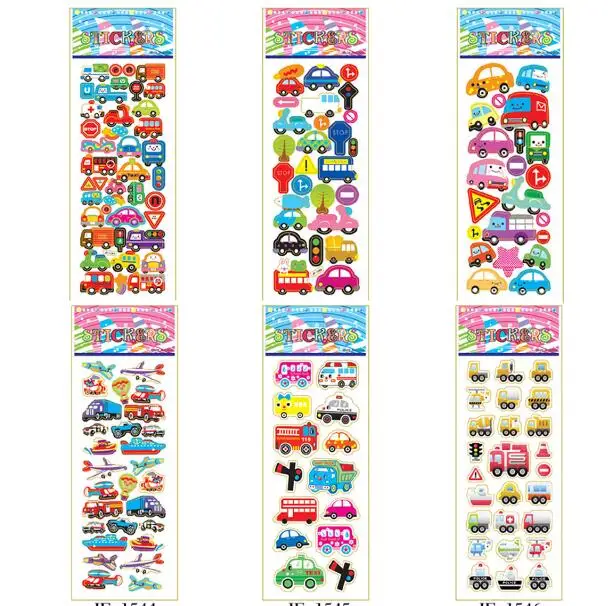 10 листов/партия Детские Стикеры с рисунком клубники|cartoon stickers|bubble stickers3d cartoon stickers |