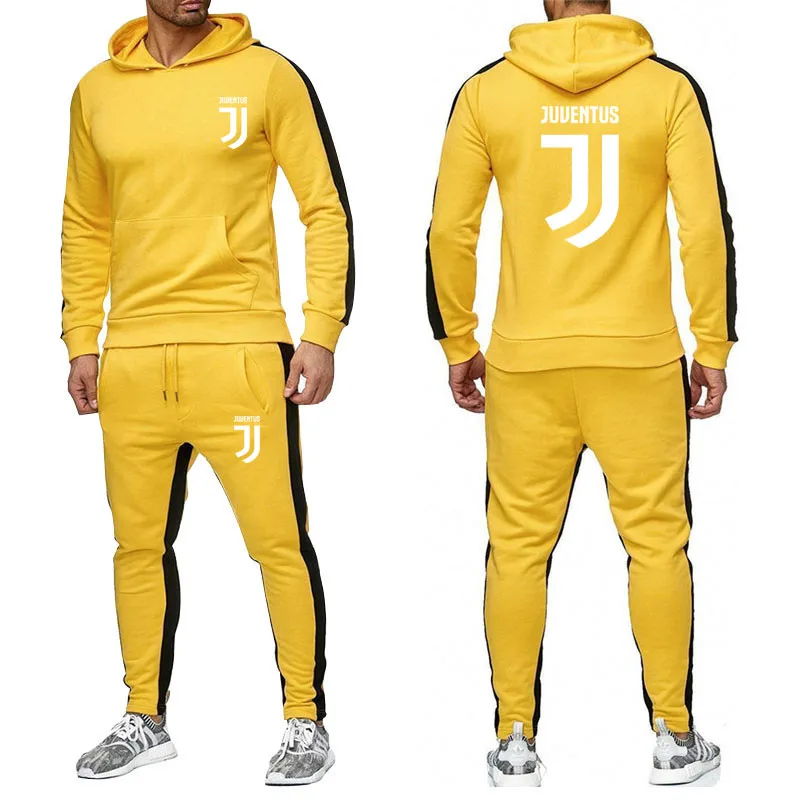 

2019 hooded brand sports suit hooded sweatshirt + sweatpants suit sports shirt male / female hooded shirt sportswear