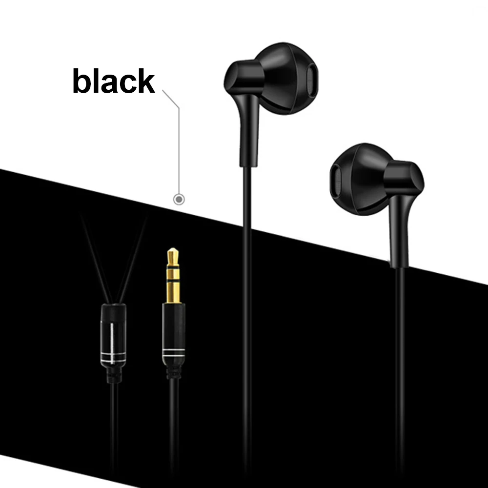 3,0 м, проводная гарнитура, 3,5 мм, игровая гарнитура, наушники, музыкальные наушники, наушники с сабвуфером, микрофон для Xiaomi iPhone 6S 7 X - Цвет: Черный